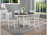 Hartwell Chalk/Grey Counter Height Dining Set - Ornate Home