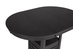 Hartwell Charcoal Black Counter Height Dining Set - Ornate Home