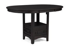 Hartwell Charcoal Black Counter Height Dining Set - Ornate Home