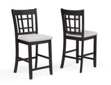 Hartwell Charcoal Black Counter Height Dining Set - Ornate Home