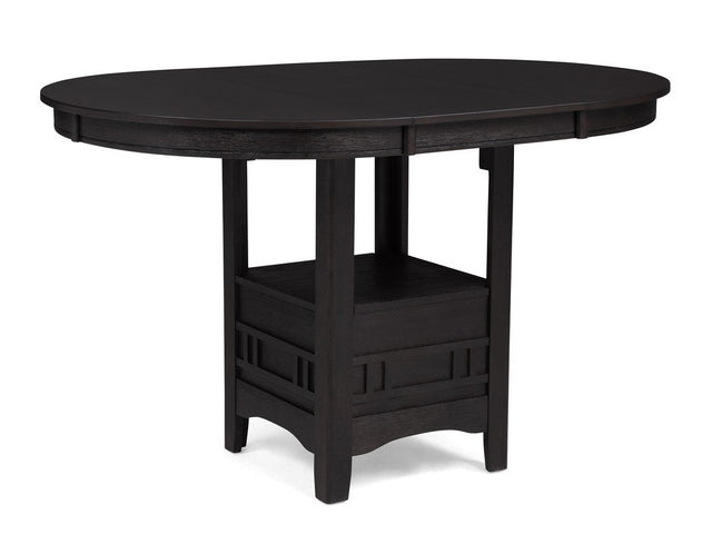 Hartwell Charcoal Black Counter Height Table - Ornate Home