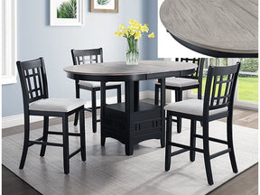 Hartwell Light Gray Counter Height Table - Ornate Home