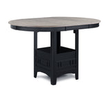 Hartwell Light Grey/Black Counter Height Dining Set - Ornate Home