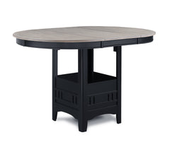 Hartwell Light Grey/Black Counter Height Dining Set - Ornate Home