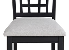 Hartwell Light Grey/Black Counter Height Dining Set - Ornate Home