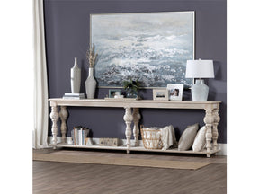 Harvest White/Tan Console Table - Ornate Home