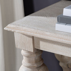 Harvest White/Tan Console Table - Ornate Home