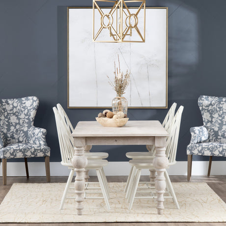 Harvest White/Tan Dining Table - Ornate Home