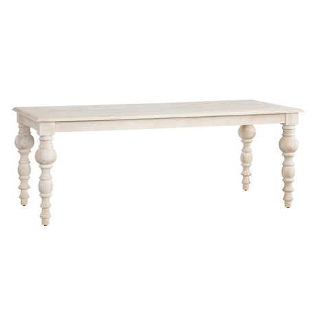 Harvest White/Tan Dining Table - Ornate Home