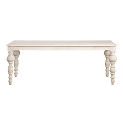Harvest White/Tan Dining Table - Ornate Home