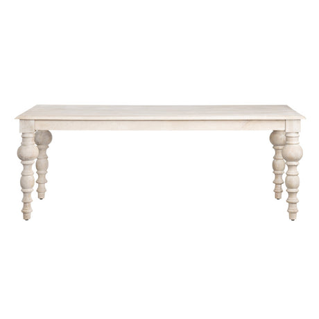 Harvest White/Tan Dining Table - Ornate Home