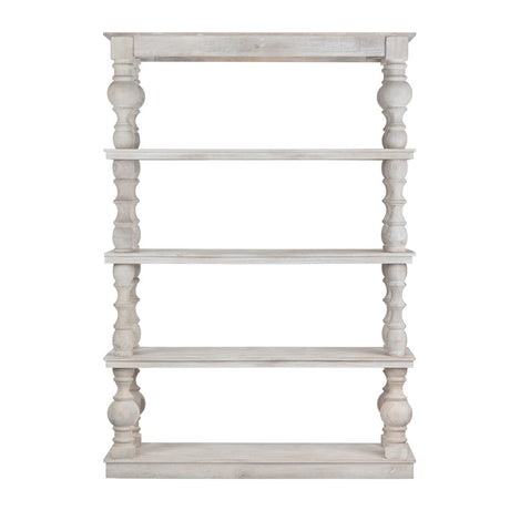 Harvest White/Tan Etagere - Ornate Home