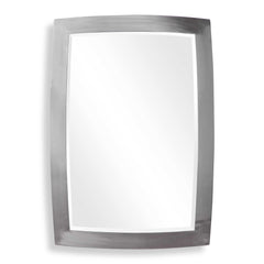 Haskill Brushed Nickel Mirror - Ornate Home