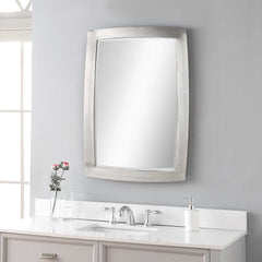 Haskill Brushed Nickel Mirror - Ornate Home