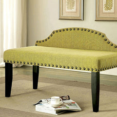 Hasselt Green Small Bench - Ornate Home