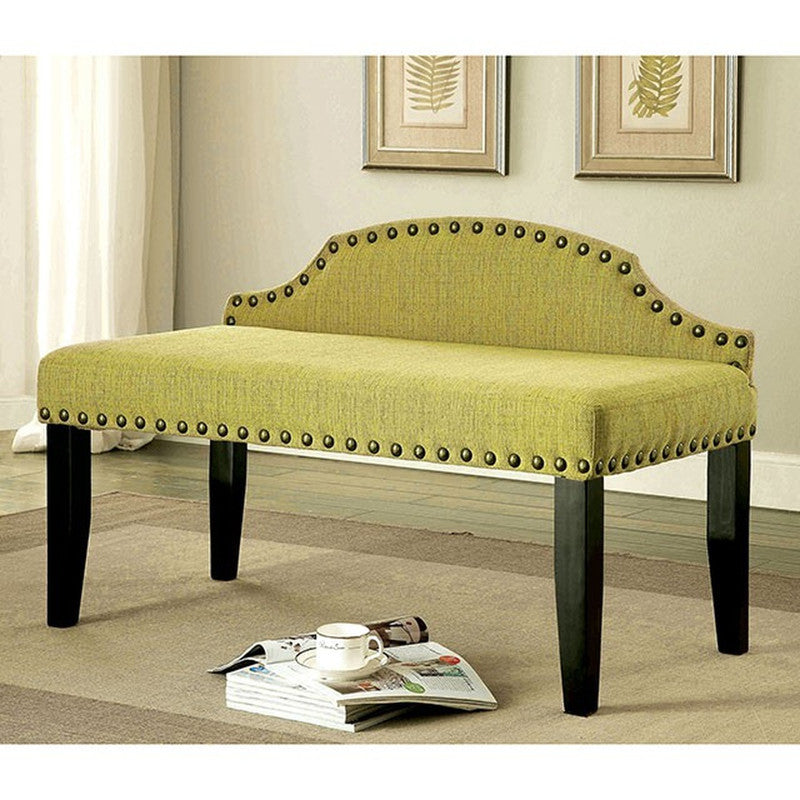 Hasselt Green Small Bench - Ornate Home
