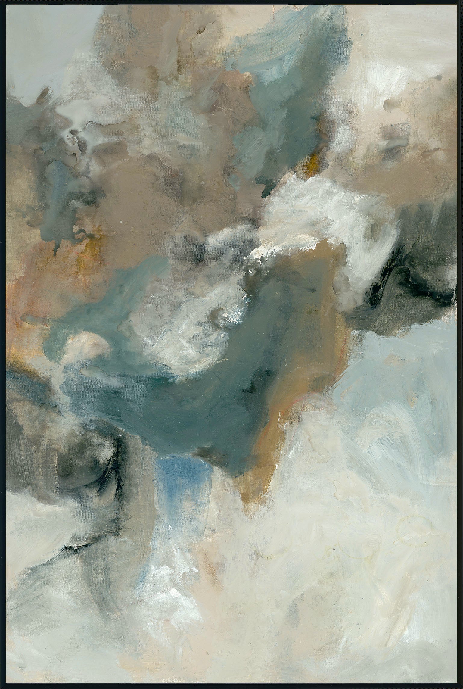 Haste Blue Painting 48x72 by Buddy Whitlock - Ornate Home