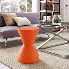 Haste Orange Backless Stool - Ornate Home