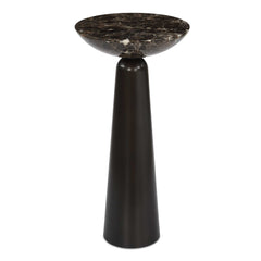 Hastings Brown Marble Accent Table - Ornate Home