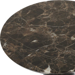 Hastings Brown Marble Accent Table - Ornate Home