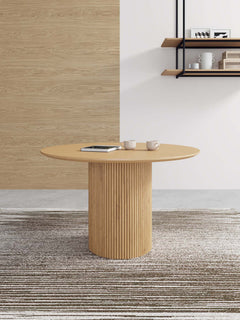 Hathaway 47.24 Round Dining Table in Nature - Ornate Home