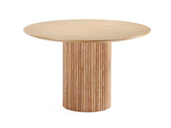 Hathaway 59.05 Round Dining Table in Nature - Ornate Home