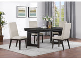 Hathaway Acacia Brown 5-piece Dining Room Set - Ornate Home