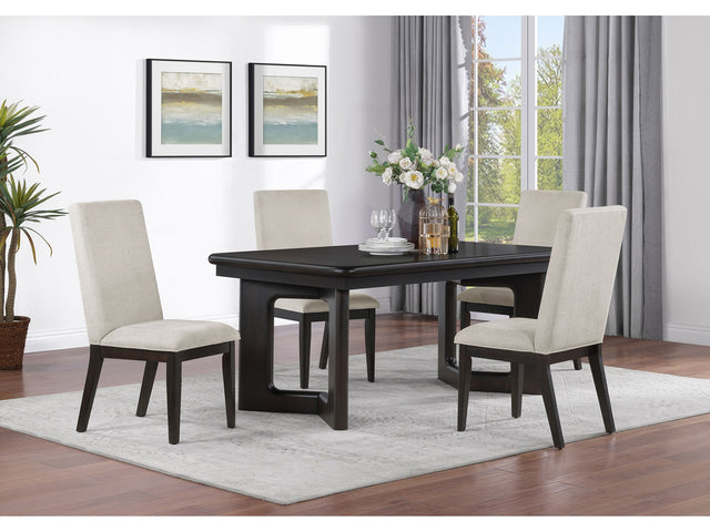 Hathaway Acacia Brown 5-piece Dining Room Set - Ornate Home