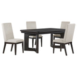 Hathaway Acacia Brown 5-piece Dining Room Set - Ornate Home