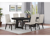 Hathaway Acacia Brown 7-piece Dining Room Set - Ornate Home