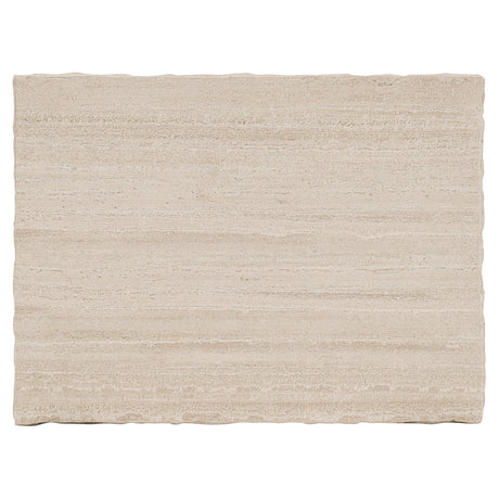 Hathaway White Travertine/Oil-Rubbed Bronze Cocktail Table - Ornate Home