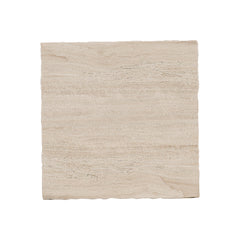 Hathaway White Travertine/Oil-Rubbed Bronze Cocktail Table - Ornate Home