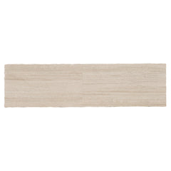 Hathaway White Travertine/Oil-Rubbed Bronze Console Table - Ornate Home