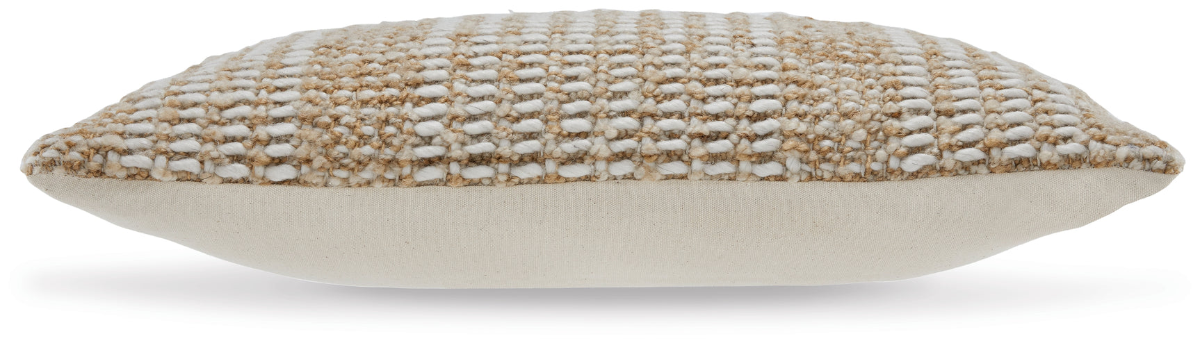 Hathby Tan/White Pillow - Ornate Home