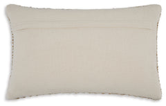 Hathby Tan/White Pillow - Ornate Home