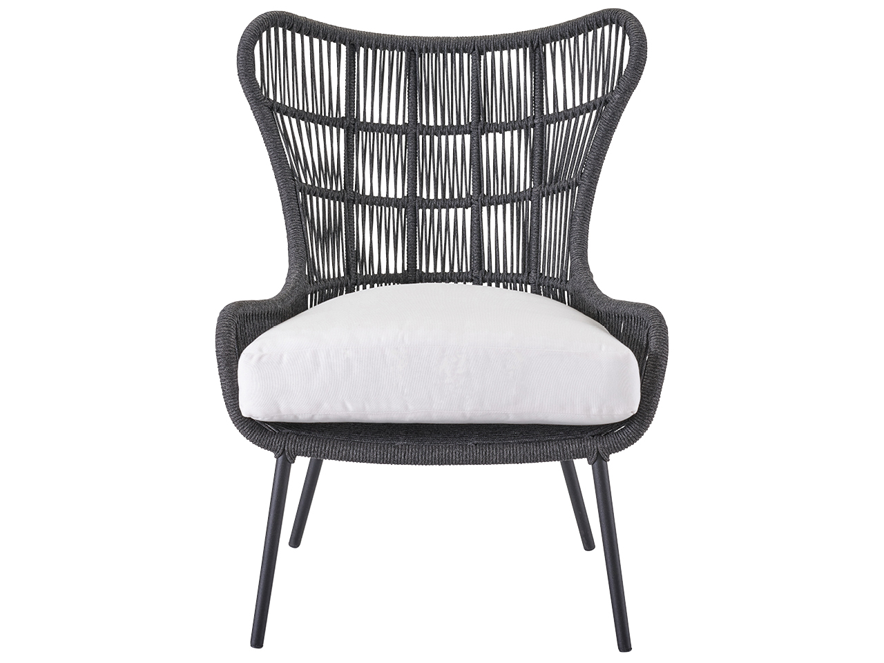Hatteras Charcoal Lounge Chair - Ornate Home