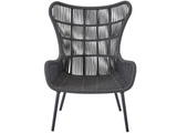 Hatteras Charcoal Lounge Chair - Ornate Home