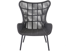 Hatteras Charcoal Lounge Chair - Ornate Home