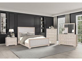 Hatton Cross Tawny Queen 5 Piece Bedroom Set w/Chest - Ornate Home