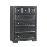 Hatton Cross Weathered Black Chest - Ornate Home