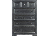 Hatton Cross Weathered Black Chest - Ornate Home