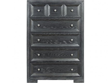 Hatton Cross Weathered Black Chest - Ornate Home