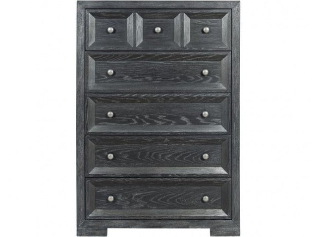 Hatton Cross Weathered Black Chest - Ornate Home