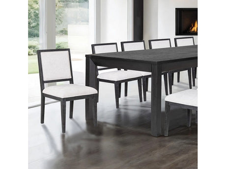 Hatton Cross Weathered Black Dining Table - Ornate Home
