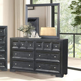 Hatton Cross Weathered Black Dresser - Ornate Home