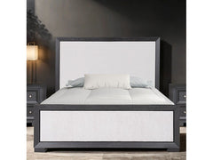 Hatton Cross Weathered Black Eastern King Bed - Ornate Home