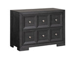 Hatton Cross Weathered Black Nightstand - Ornate Home
