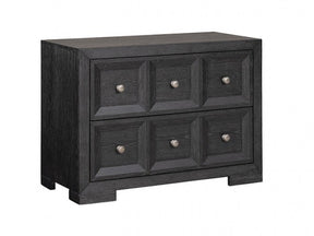 Hatton Cross Weathered Black Nightstand - Ornate Home