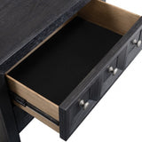 Hatton Cross Weathered Black Nightstand - Ornate Home