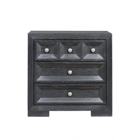 Hatton Cross Weathered Black Queen 4 Piece Bedroom Set - Ornate Home